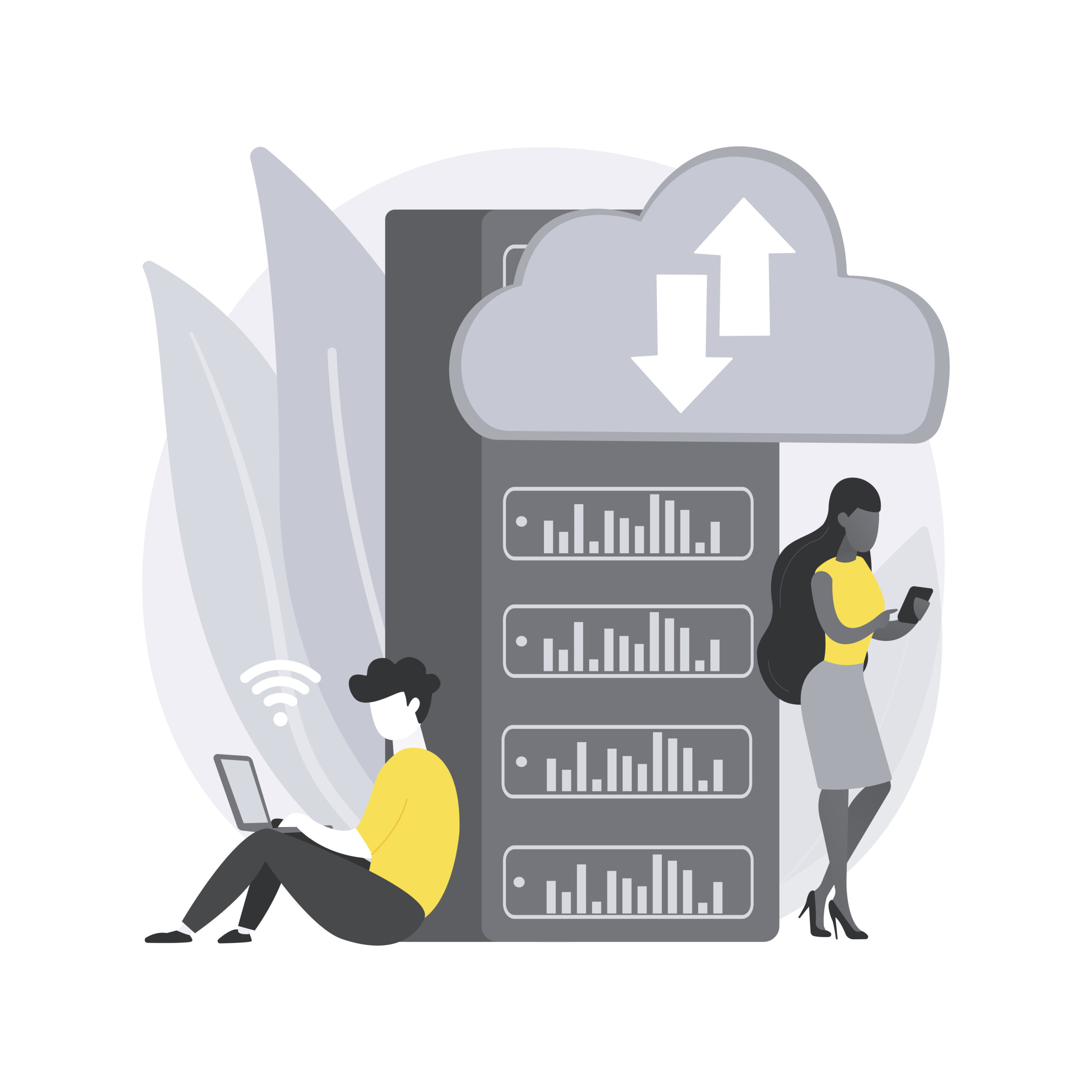 Accounting professionals reviewing data migration for client ledgers and financial reports